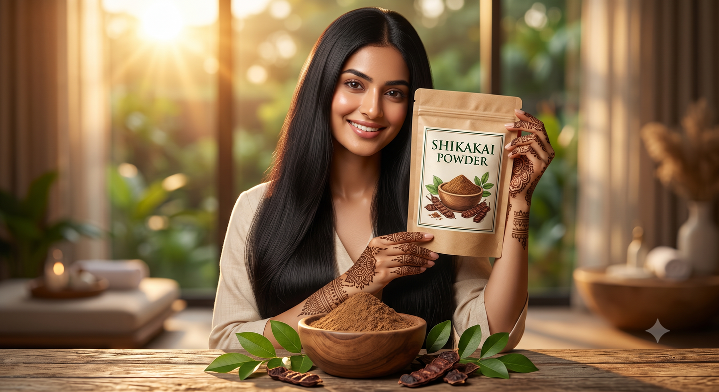 Zyka Beauty Premium Shikakai Powder โ 100% Pure & Natural for Strong, Healthy Hair ๐ฟ (PACK OF 100 GRAM)