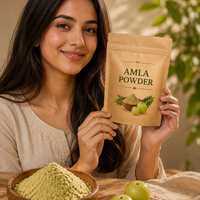 Zyka Beauty Premium Amla Powder – 100% Pure & Natural for Hair & Skin 🌿 (PACK OF 100 GRAM)