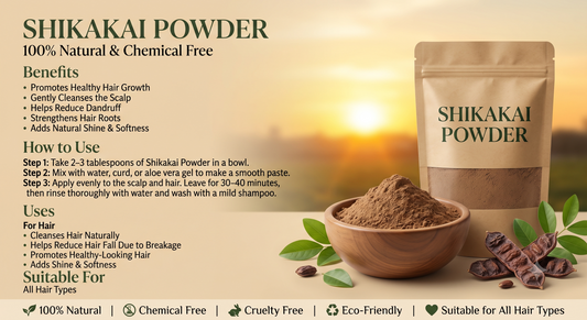 Zyka Beauty Premium Shikakai Powder – 100% Pure & Natural for Strong, Healthy Hair 🌿 (PACK OF 100 GRAM)