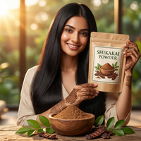 Zyka Beauty Premium Shikakai Powder – 100% Pure & Natural for Strong, Healthy Hair 🌿 (PACK OF 100 GRAM)
